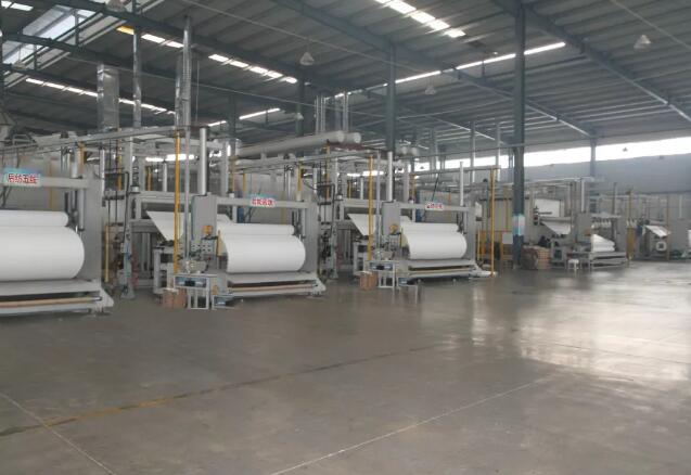 長(zhǎng)絲聚酯胎后紡無(wú)紡布生產(chǎn)線(xiàn)